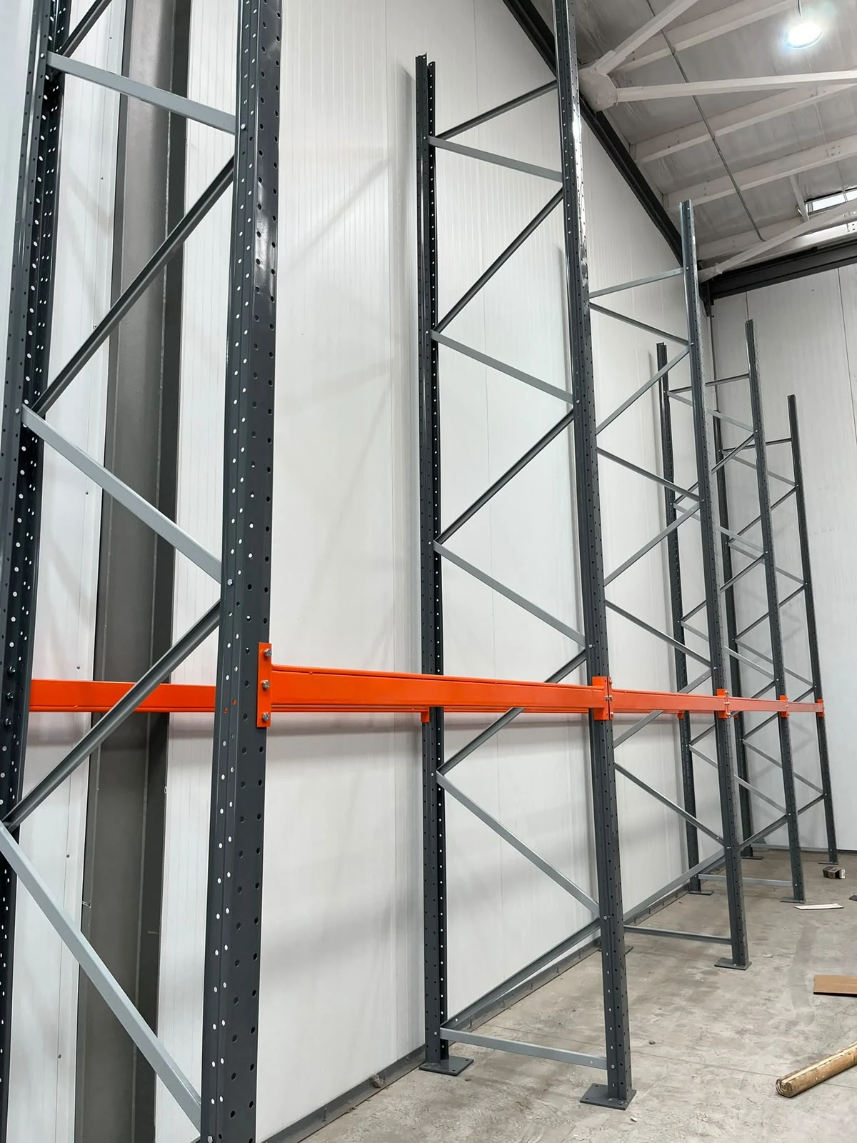Detalle de módulos de rack selectivo instalados en Quilicura